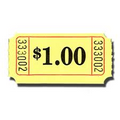 Single Raffle Ticket Roll of 2000 - Stock Design